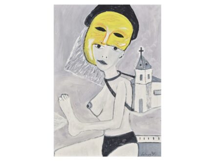 134. feLugossy László: Hátitemplom, 1998