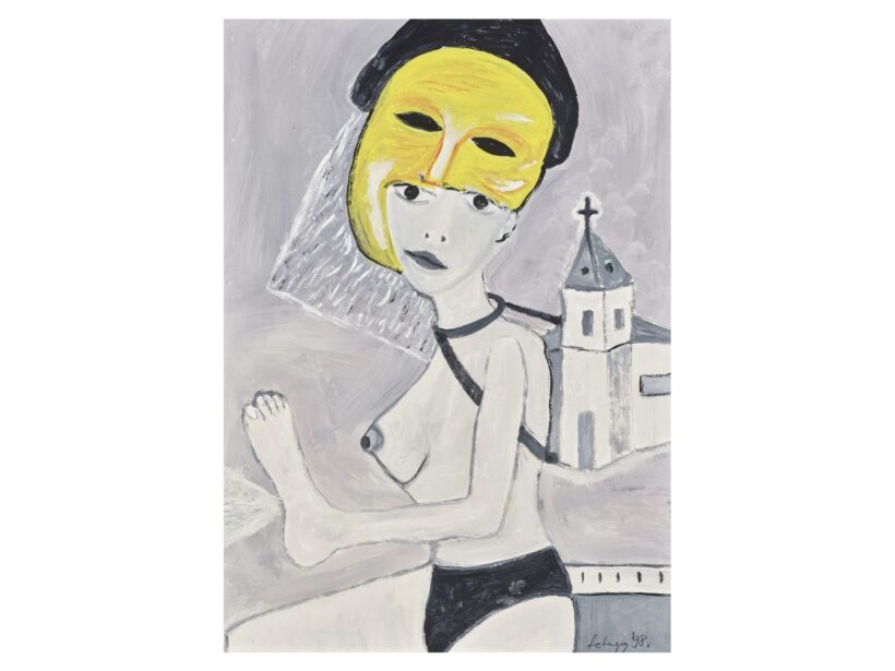 134. feLugossy László: Hátitemplom, 1998