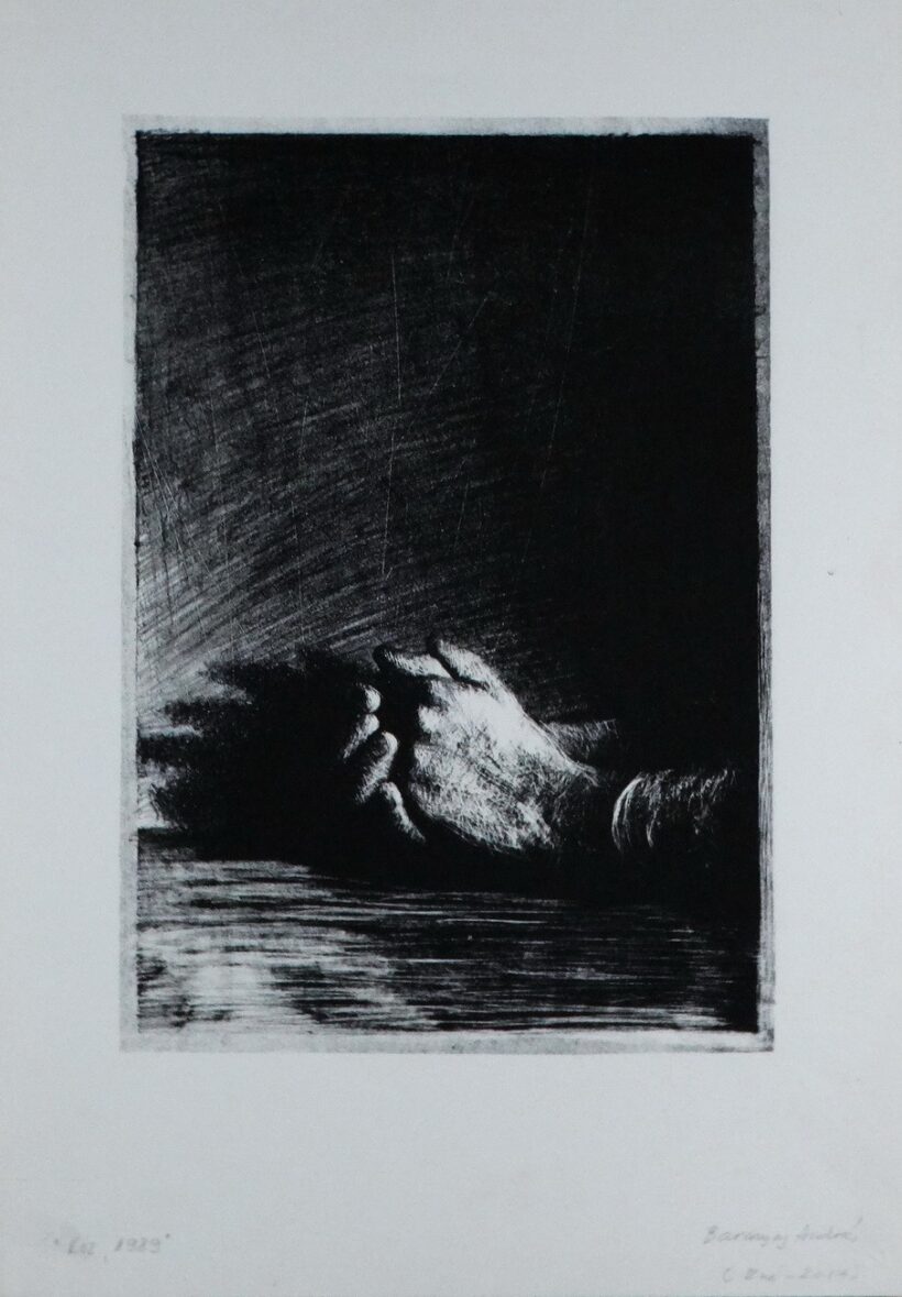 Baranyay András (1938 - 2016): Kéz, 1989