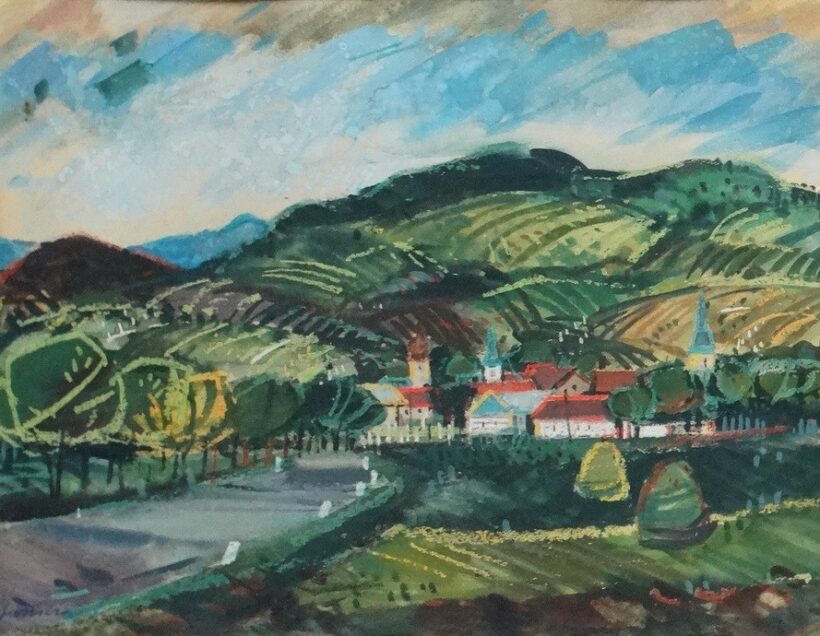 Luzsicza Lajos (1920 - 2005): Mátrai falu