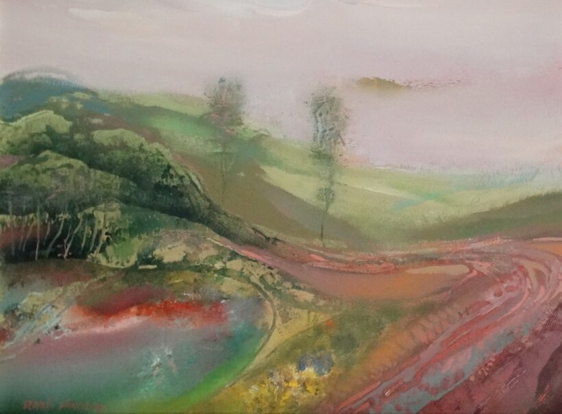 Szabó János (1942): Tájkép, 1987