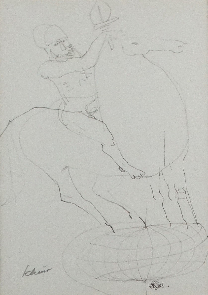 Schéner Mihály (1923 - 2009): Lovon