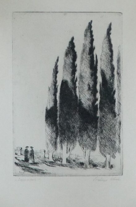 Szőnyi István (1894 - 1960): Ciprusok