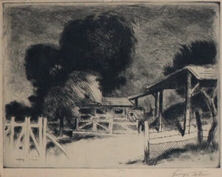 Szőnyi István (1894 - 1960): Udvar