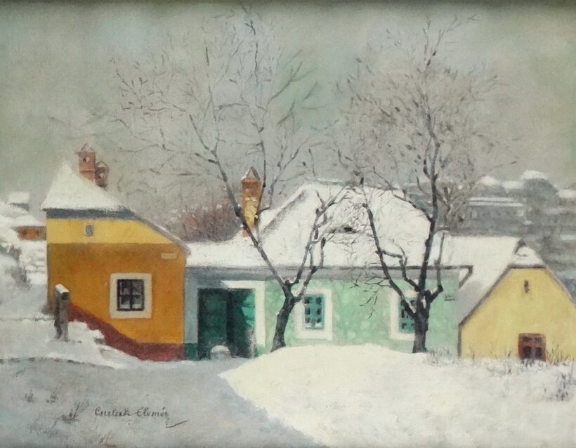 Csulak Elemér (1887 - ?): Falusi utca