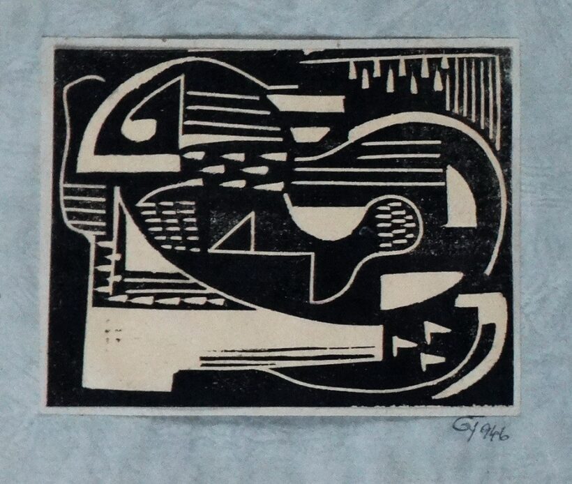 Gyarmathy Tihamér (1915 - 2005): Cím nélkül, 1946
