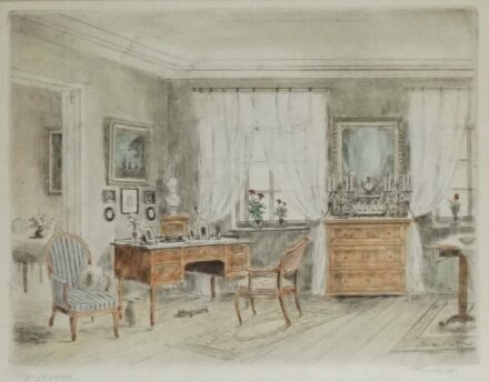 Paulovits Pál (1892-1975): Enteriőrök- 2 lap