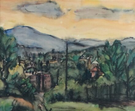 Pirchala Imre (1904-1984): Budai táj, 1966