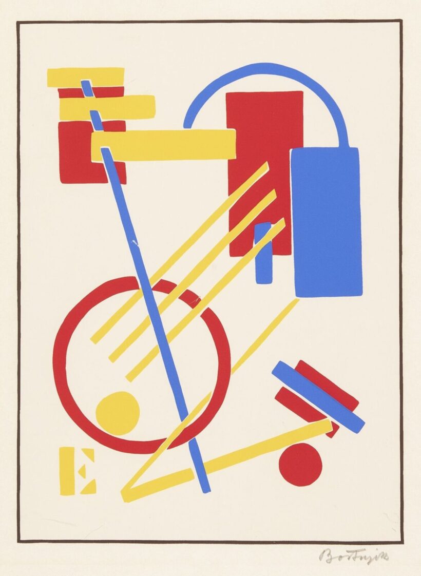 Bortnyik Sándor (Marosvásárhely, 1893 – Budapest, 1976): Absztrakt kompozíció