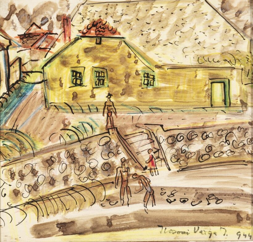 Ilosvai Varga István (Kunhegyes, 1895 – Budapest, 1978): Patakparton, 1944