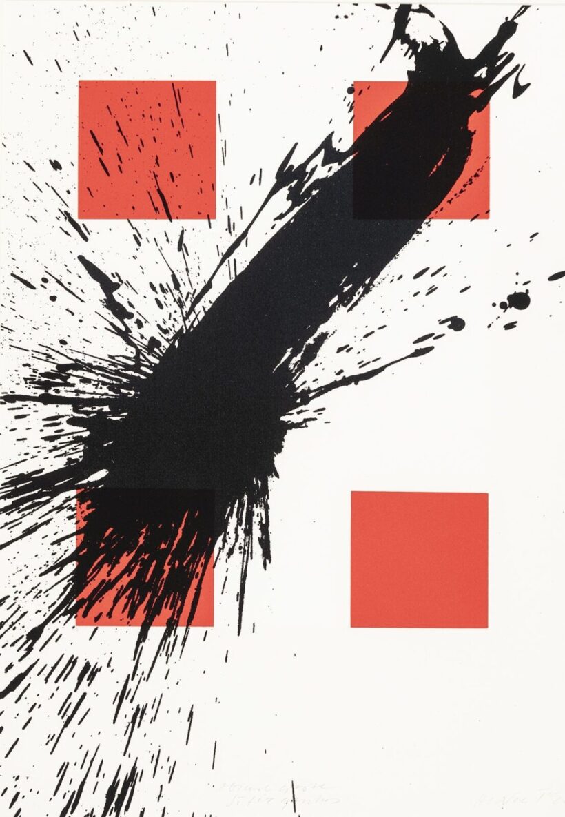 Hencze Tamás (Szekszárd, 1938): Sötét gesztus, 1990