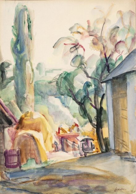 Szobotka Imre (Zalaegerszeg, 1890 – Budapest, 1961): Aratás (Igal), 1923