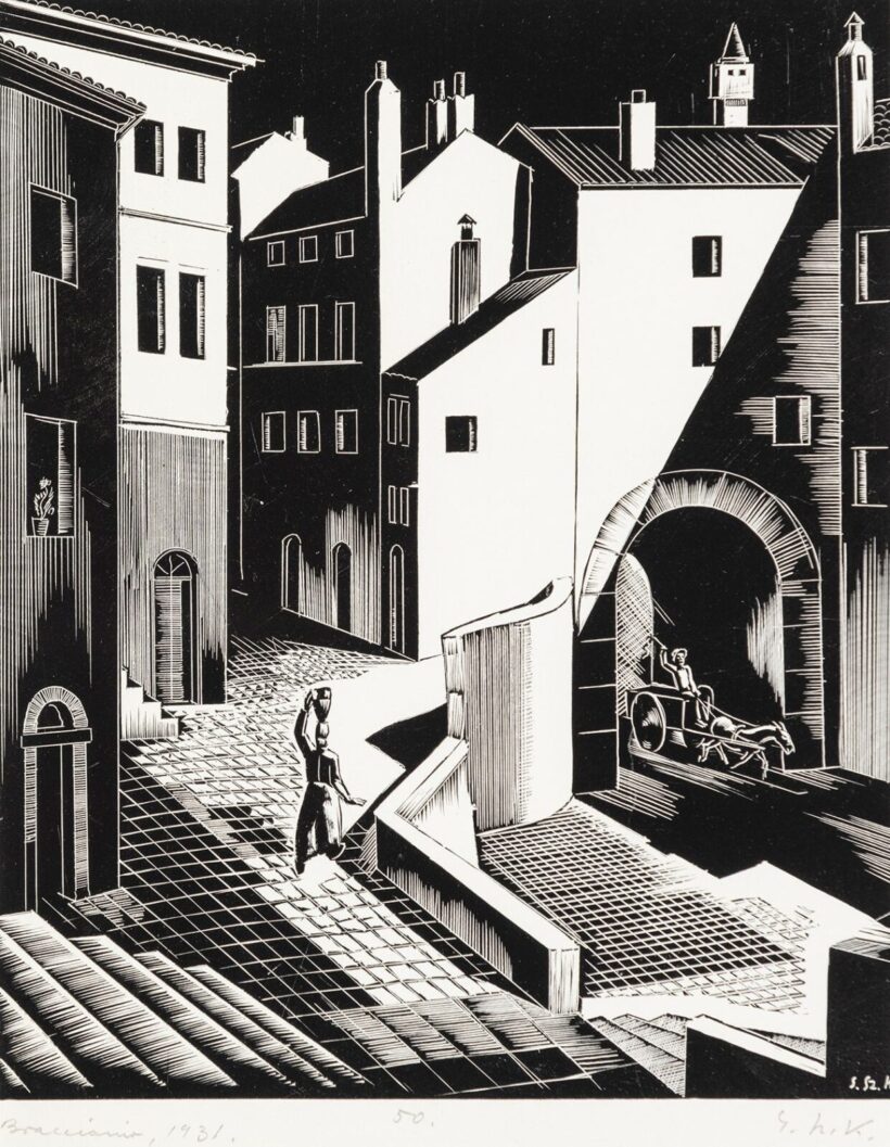 Gáborjáni Szabó Kálmán (Debrecen, 1897 – Budapest, 1955): Bracciano, 1931