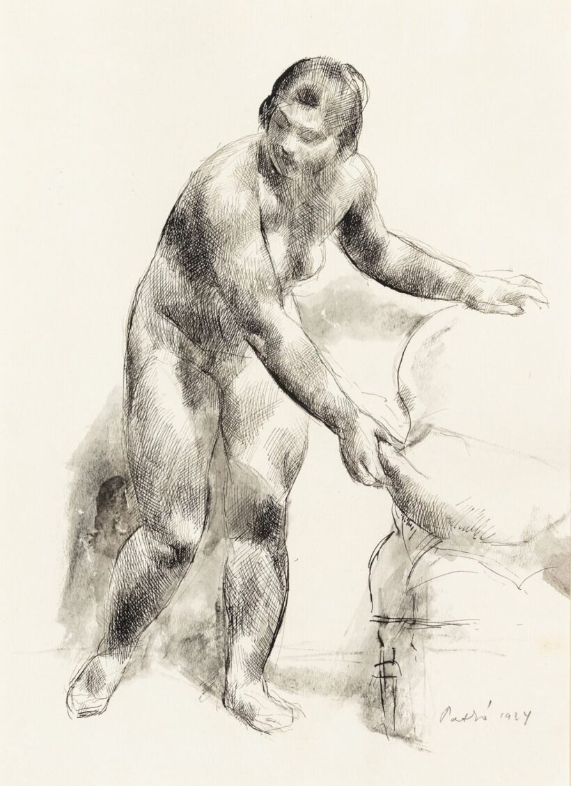 Patkó Károly (Budapest, 1895 – Budapest, 1941): Női akt, 1925