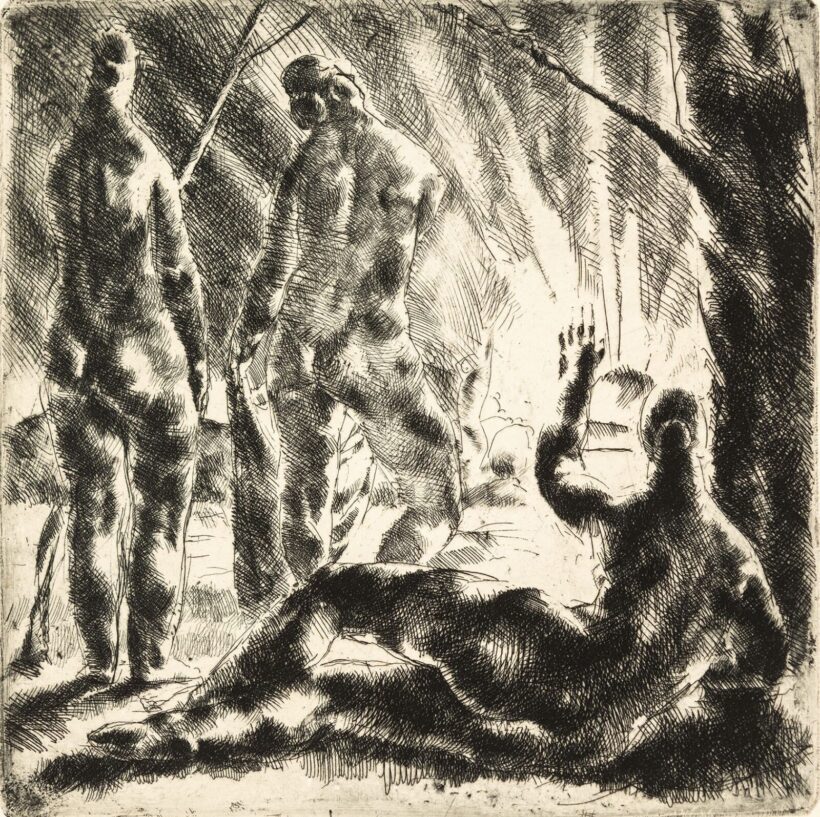 Aba-Novák Vilmos (Budapest, 1894 – Budapest, 1941): Fürdőző nők