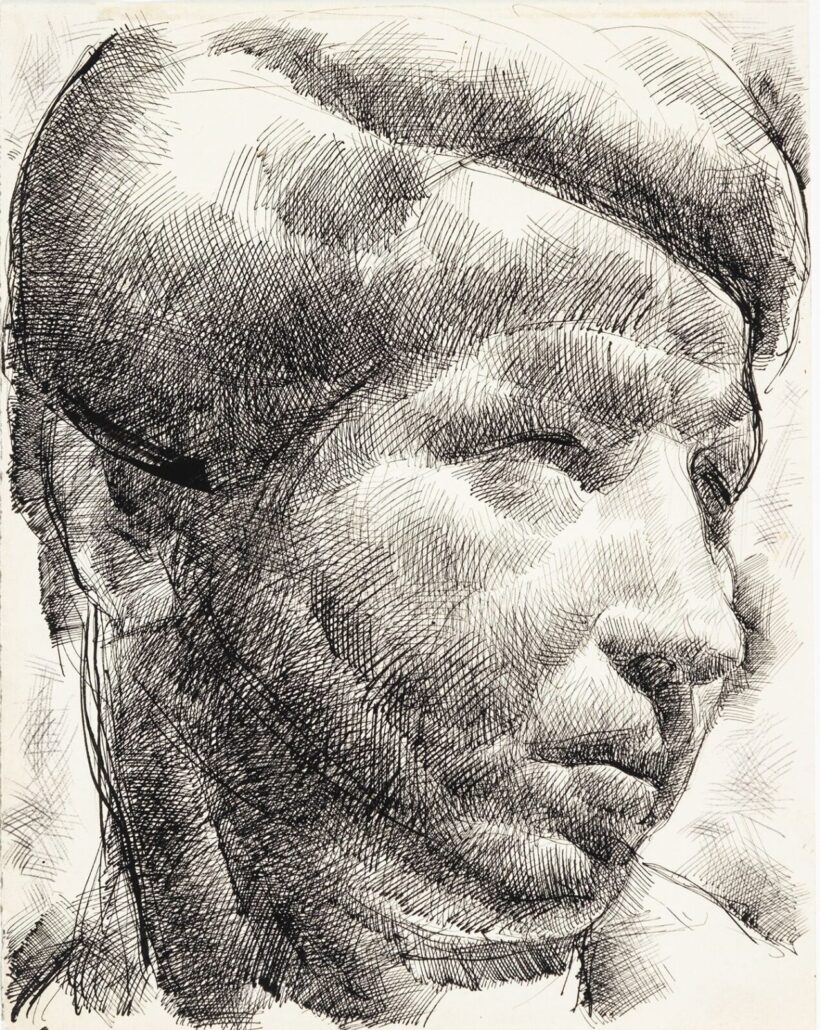 Tarjáni Simkovics Jenő (Budapest, 1895 - Budapest, 1995): Női portré, 1923 körül