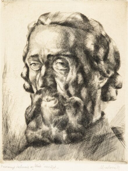 Aba-Novák Vilmos (Budapest, 1894 – Budapest, 1941): Harsányi Kálmán portréja