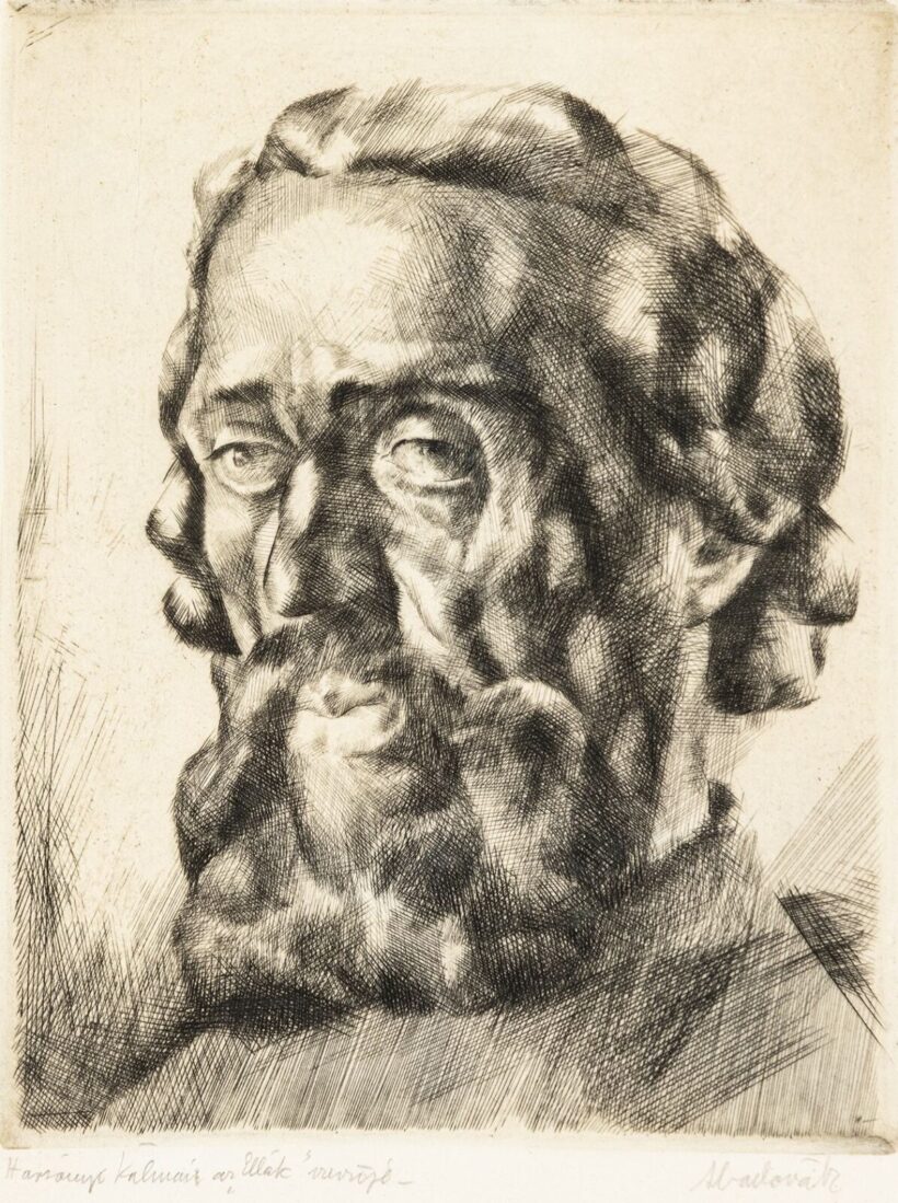 Aba-Novák Vilmos (Budapest, 1894 – Budapest, 1941): Harsányi Kálmán portréja
