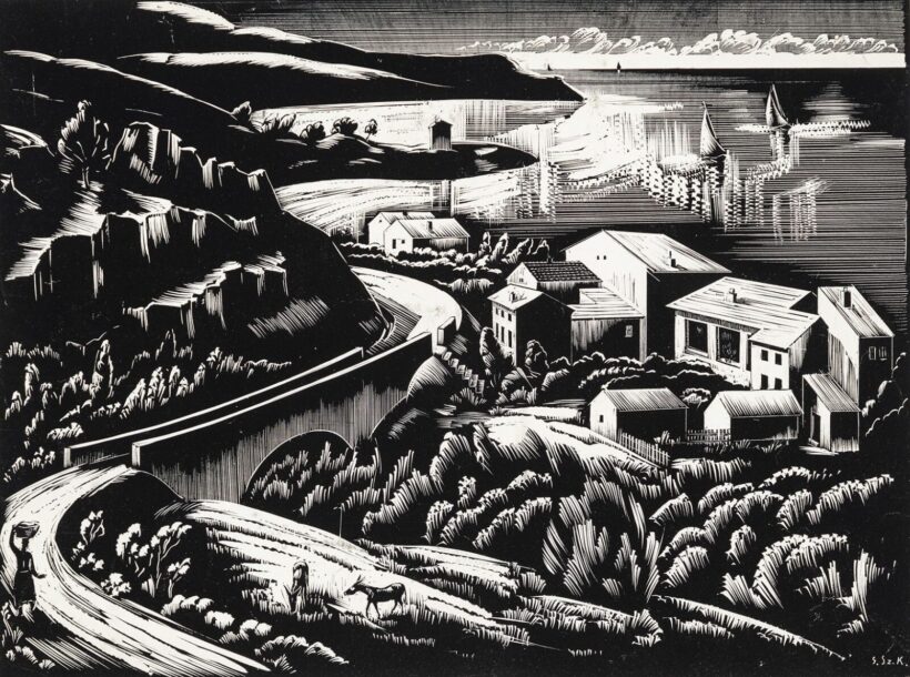 Gáborjáni Szabó Kálmán (Debrecen, 1897 – Budapest, 1955): Itáliai tájkép
