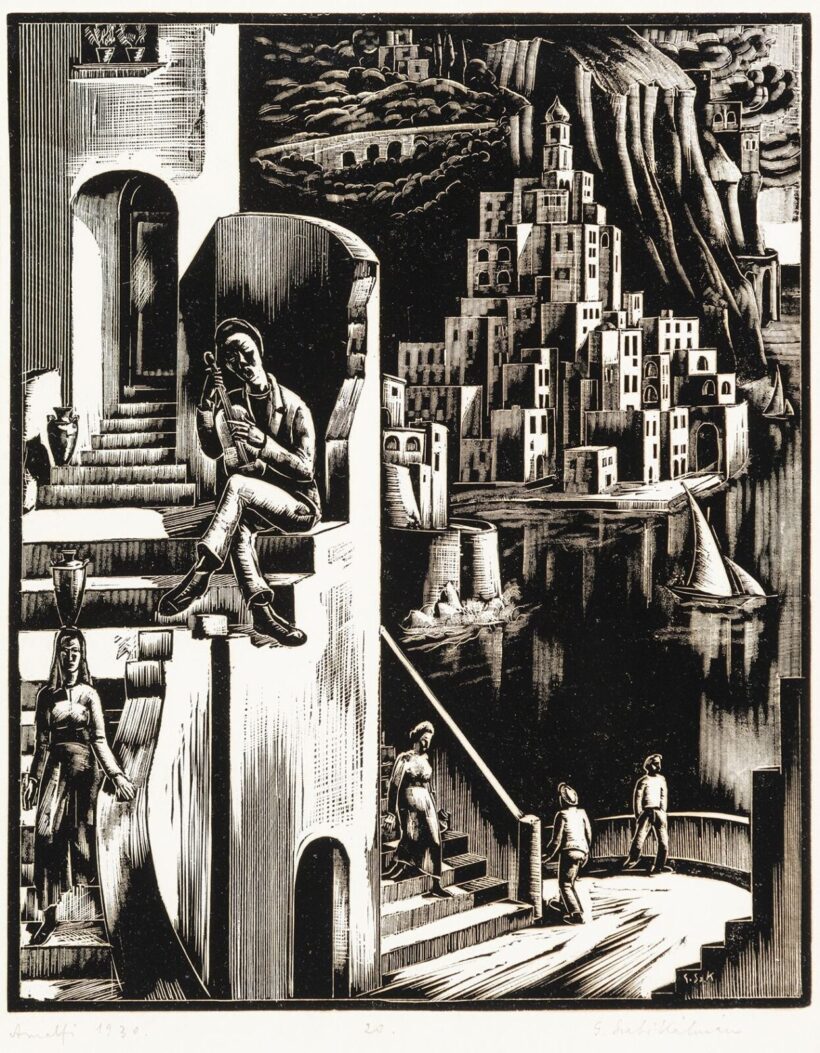 Gáborjáni Szabó Kálmán (Debrecen, 1897 – Budapest, 1955): Amalfi, 1930