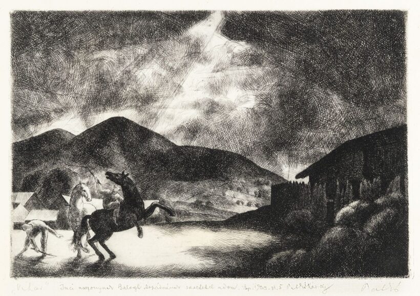 Patkó Károly (Budapest, 1895 – Budapest, 1941): Vihar, 1924