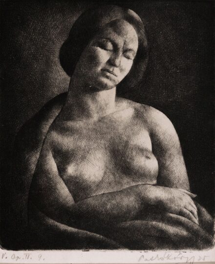 Patkó Károly (Budapest, 1895 – Budapest, 1941): Női akt, 1925