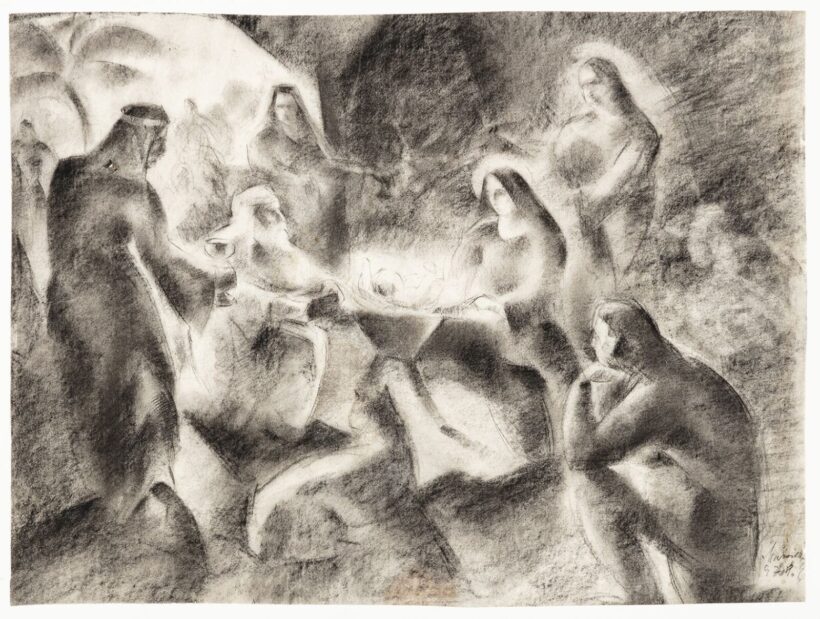 Marosán Gyula Budapest, 1915 – Toronto, 2003): Háromkirályok, 1940 körül