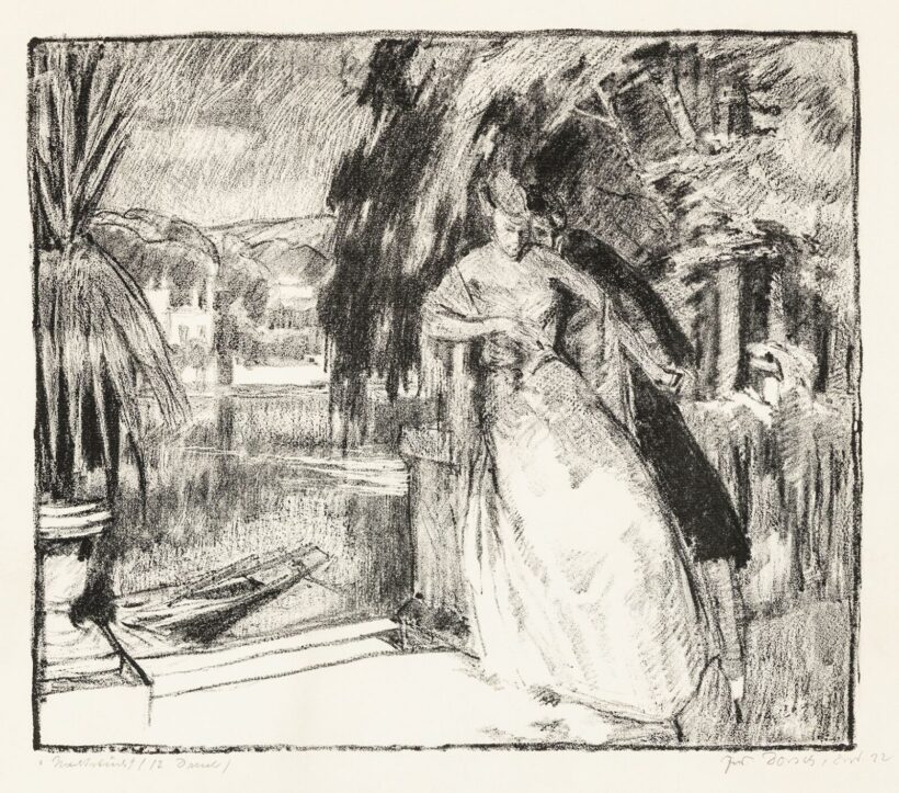 Ferdinand Dorsch (1875, Pécs - 1938, Drezda): Szerelmesek, 1922
