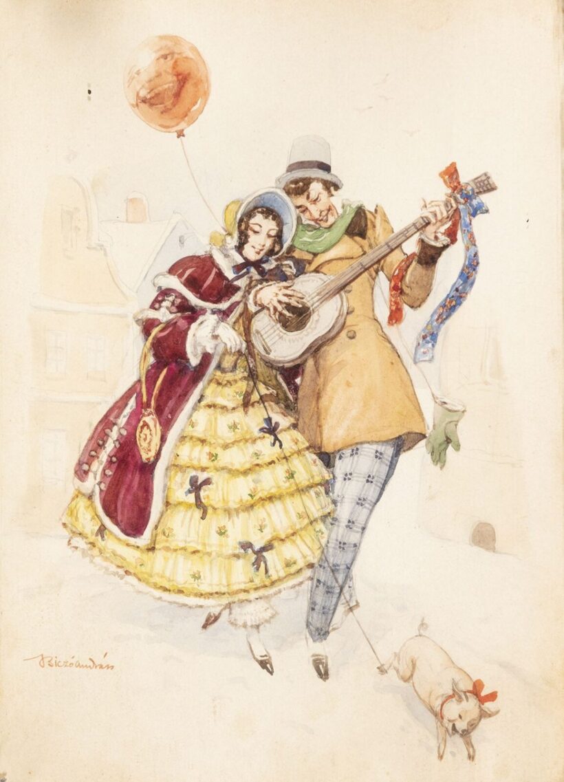 Biczó András (Pátka, 1888 – Budapest, 1957): Újév
