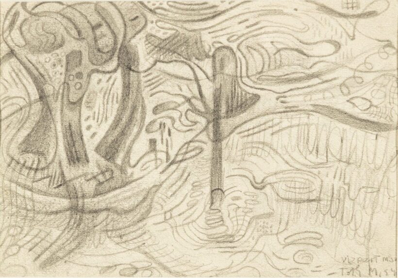 Tóth Menyhért (Szeged-Mórahalom, 1904 – Budapest, 1980): Vízpart, 1934