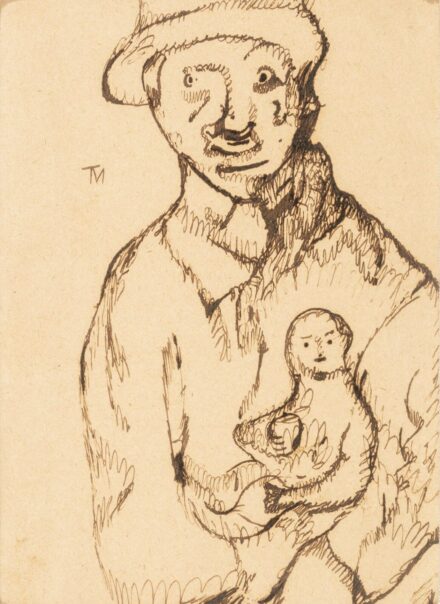 Tóth Menyhért (Szeged-Mórahalom, 1904 – Budapest, 1980): Apa és gyermeke