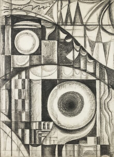 Hincz Gyula (Budapest, 1904 – Budapest, 1986): Nonfiguratív kompozíció