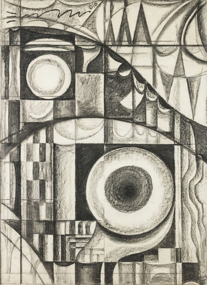Hincz Gyula (Budapest, 1904 – Budapest, 1986): Nonfiguratív kompozíció