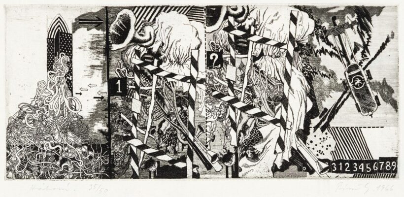 Pásztor Gábor (Tura, 1933 – 2012): Háború, 1966
