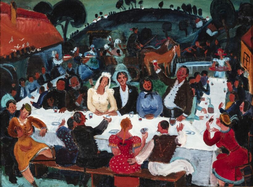 Hanna Melánia (Arad, 1892 - Budapest, 1972): Esküvő