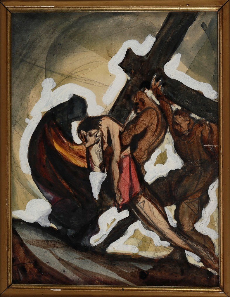 Jaschik Álmos (1885 - 1950): Keresztről levétel