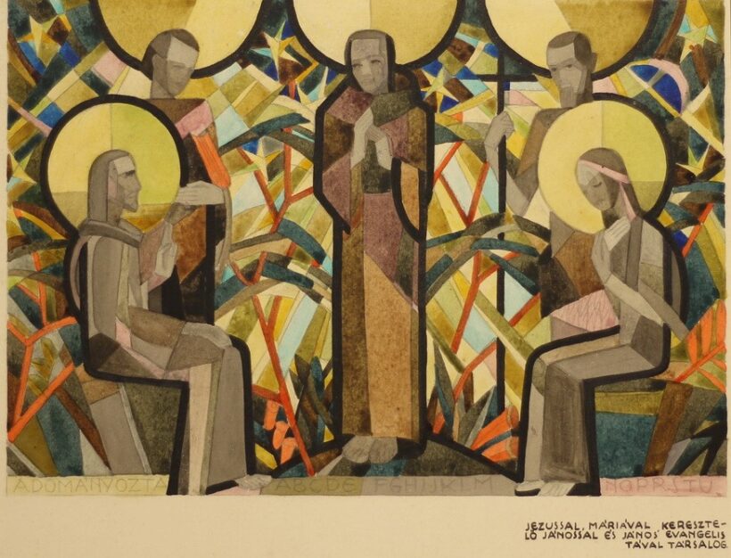 Kontulyné Fuchs Hajnalka (1903 - 2000): Templomi üvegablakterv
