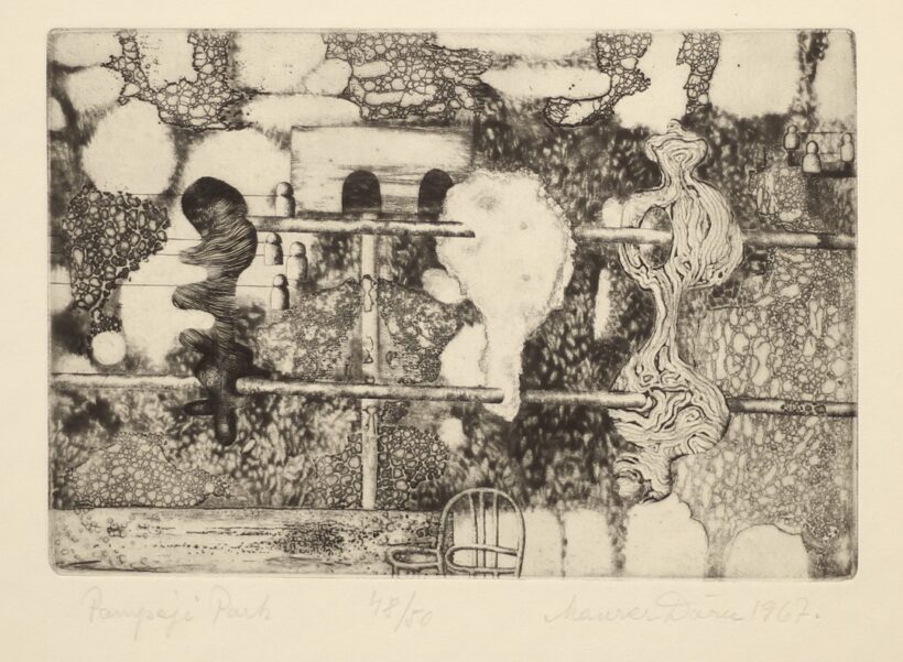 Maurer Dóra (1937): Pompeji park, 1967