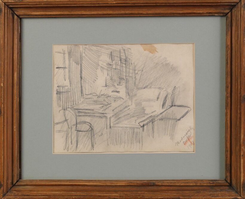 Mednyánszky László (1852 - 1919): Enteriőr Beczkón, 1907 - Image 2
