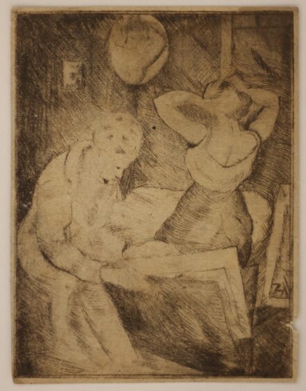Podolini - Volkmann Artúr (1891 - 1943): Műteremben