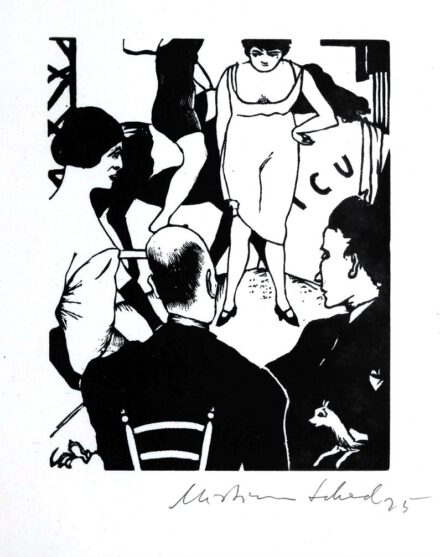 Schad, Christian (1894 - 1982): Circus, 1925 (Panderma mellékletként)
