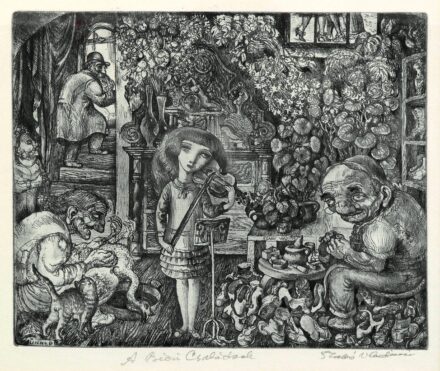 Szabó Vladimir (1905 - 1991): Ünnep, ajánlással