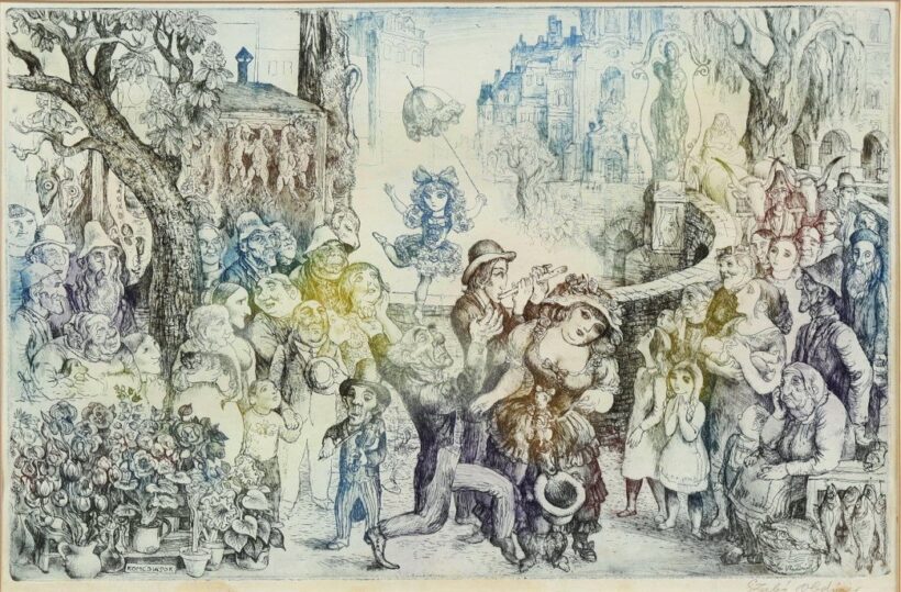Szabó Vladimir (1905 - 1991): Komédiások