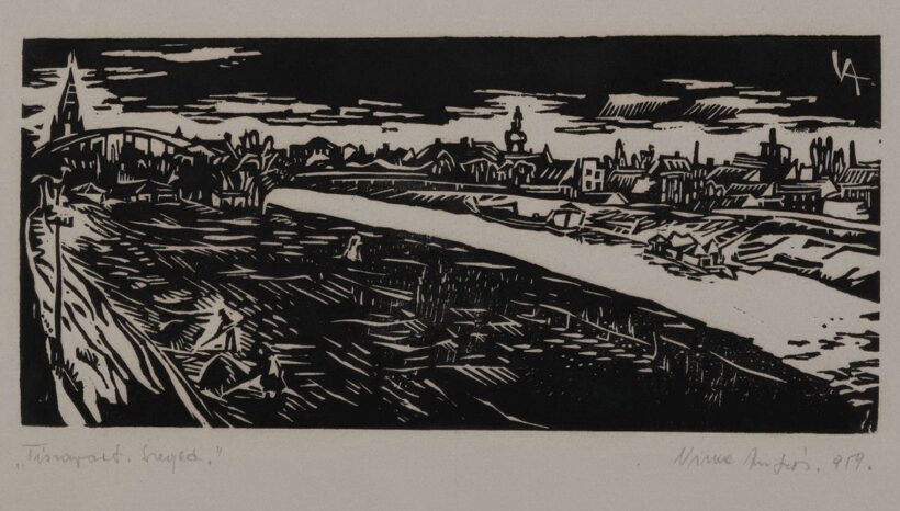 Vincze András (1914 - 1987): Tiszapart Szegeden, 1959