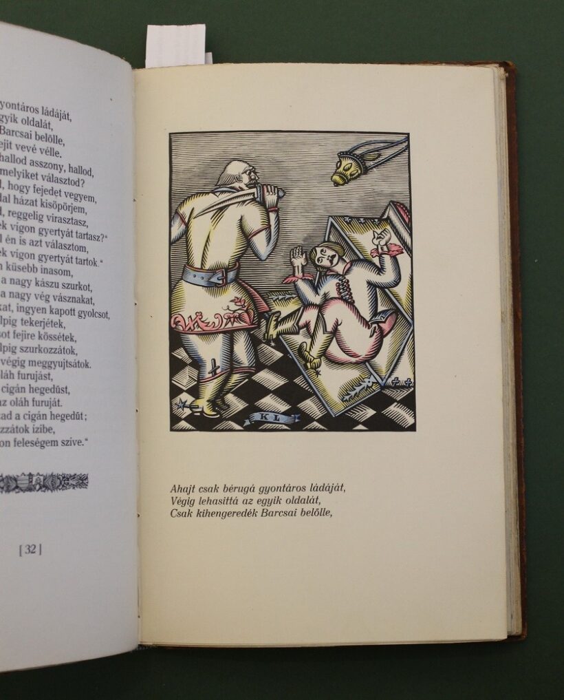 Kozma Lajos (1884 - 1948) fametszeteivel: Régi népballadák könyve, 210/250 pld, Amicus 1921 - Image 3