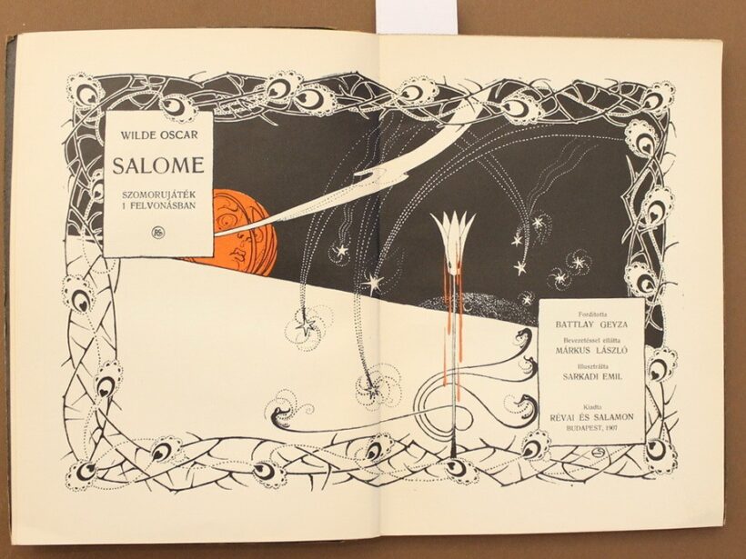 Sarkadi Emil (1881 - 1908) illusztrációival: O.Wilde: Salome, Révai és Salamon 1907 - Image 2