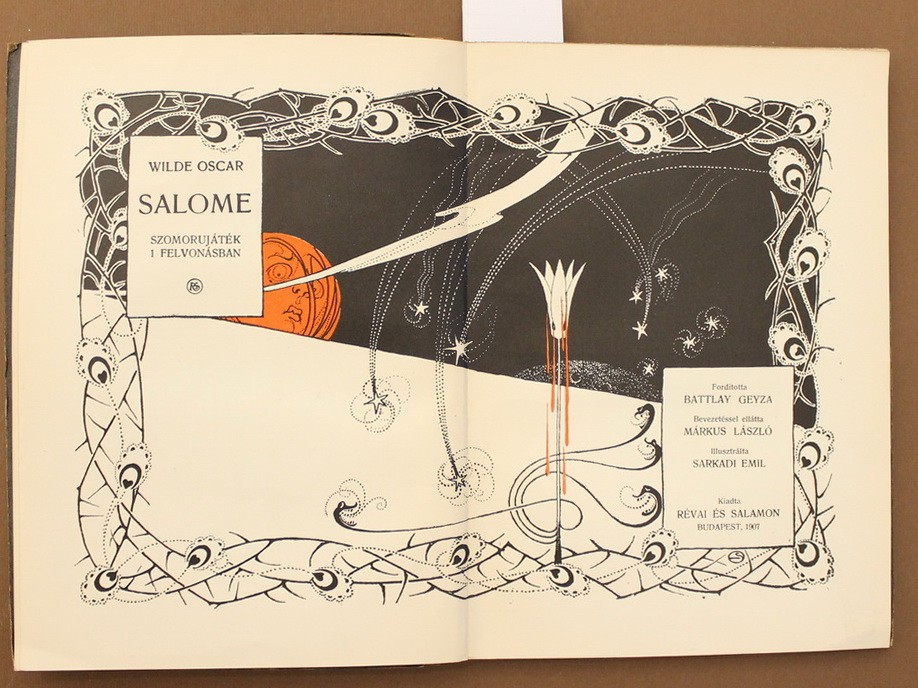 Sarkadi Emil (1881 - 1908) illusztrációival: O.Wilde: Salome, Révai és Salamon 1907 - Image 2
