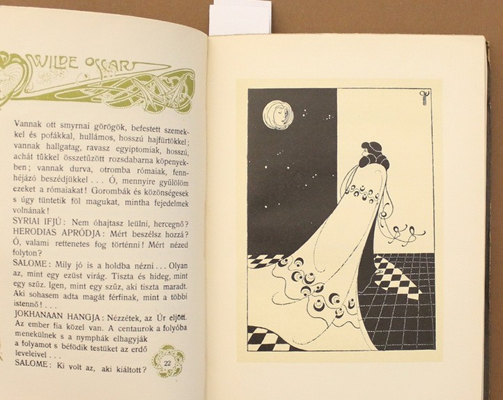 Sarkadi Emil (1881 - 1908) illusztrációival: O.Wilde: Salome, Révai és Salamon 1907 - Image 3