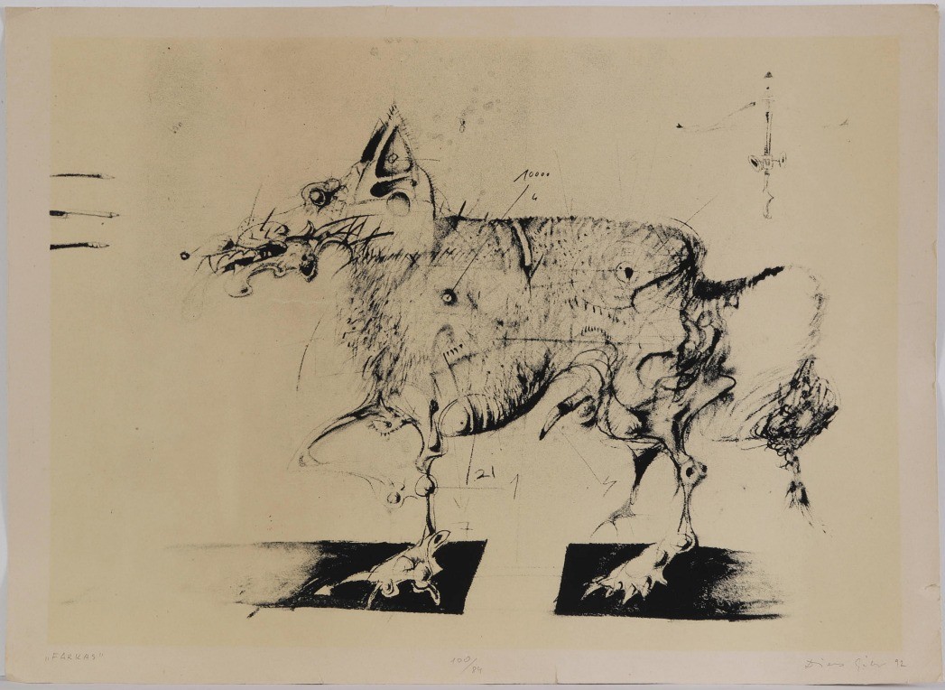 Dienes Gábor (1948 - 2010): Farkas, 1992