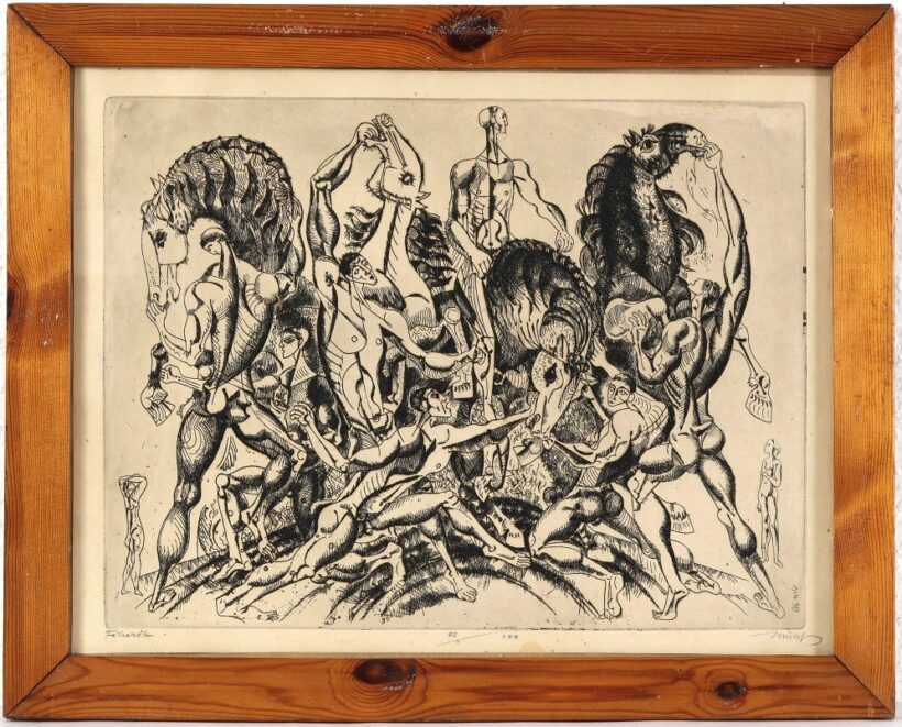Hincz Gyula (1904 - 1986): "Fékezők", 1926 - 1979 - Image 2